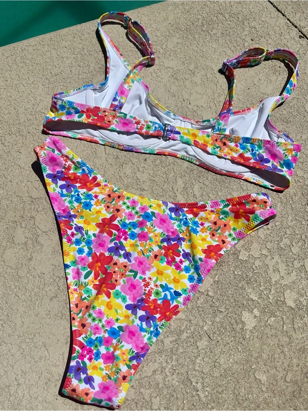 Bright Swimwear Capri Bikini Set in Sunset